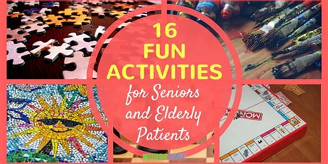 16 Fun Activities For Seniors And Elderly Patients Nursebuff