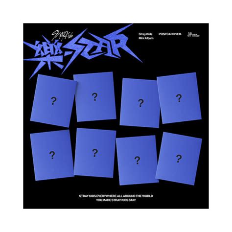Pre Order Stray Kids Rock Star Mini Album Postcard Ver