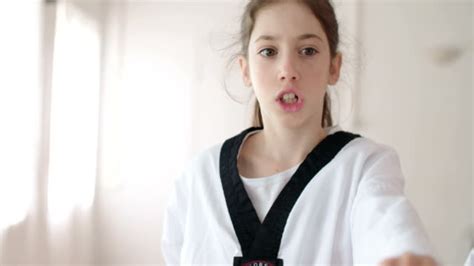 Taekwondo Female Stock Videos And Royalty Free Footage Istock