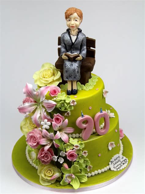 90th Birthday Cake For Grandmothermore Bespoke Cakes In London