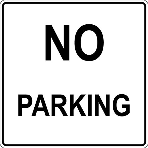 No Parking Sign Version 2 Onsite Signs Parking Signs