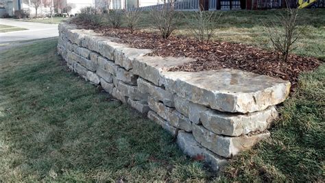 Limestone Retaining Wall Mechaley Landscaping Планы садового