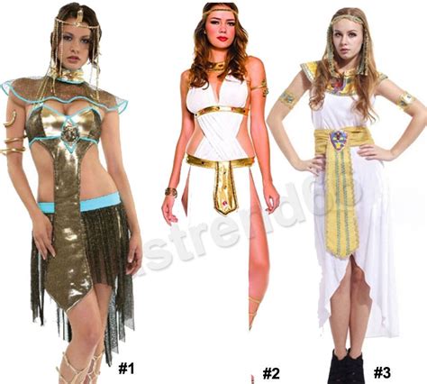 Women Pyramid Priss Cleopatra Egyptian Halloween Costume Fancy Dress