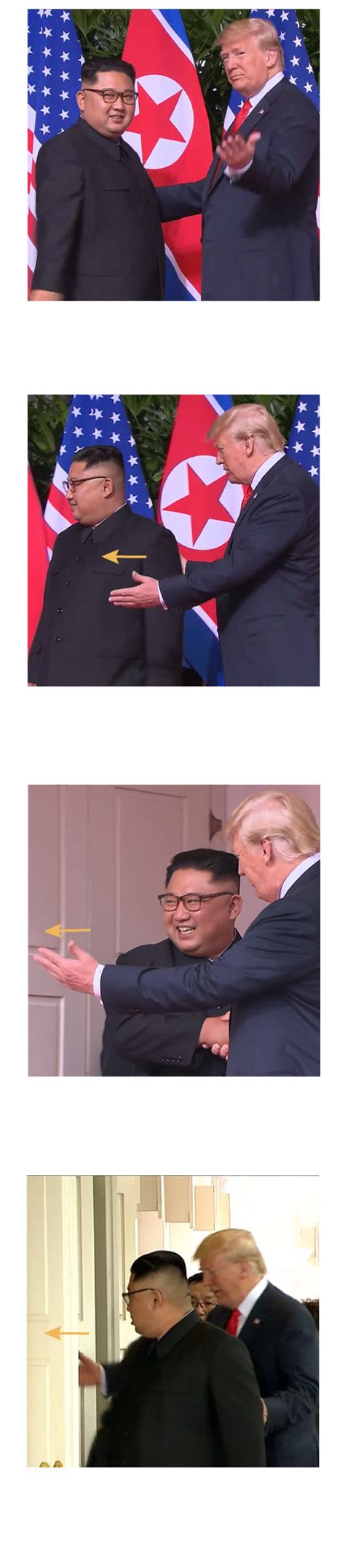 what body language experts saw when trump and kim jong un met during the singapore summit