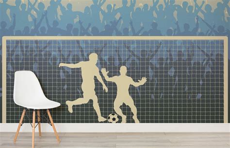 Soccer Wallpaper Soccer Stadium Murals Hovia Mural Wallpaper