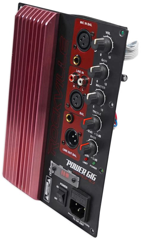 150 Watt RMS Pro Audio Powered Speaker Amplifier Plate Module with XLR 110/220 | Audio Savings