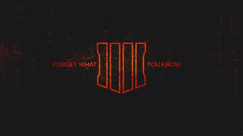 Call Of Duty Black Ops 4 Forget What You Know Fondo De Pantalla 4k