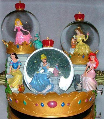 Disney Royal Princess 3 Globe Musical Snowglobe Disney Snow Globes