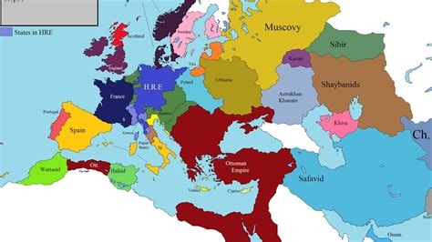 Map Of Europe And North Africa Map Of The World