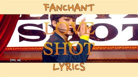 Exo Love Shot Fanchant Lyrics 응원법 가사 Engkor Youtube