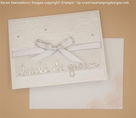 Creating your personalized wedding card messages to the special couples in your life will show them how much you care and feel about them starting their life together. Stampin' Up Well Written Wedding Card for Watercooler ...
