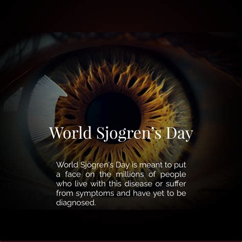 Copy Of World Sjogrens Day Postermywall