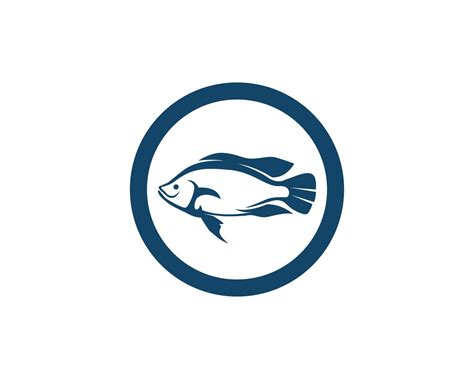 Modèle De Logo De Poisson Symbole De Vecteur Créatif Du Club De Pêche
