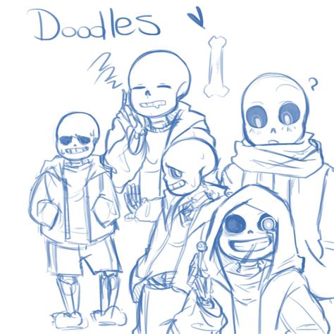 Sans Sketches By Nahomiart On Deviantart