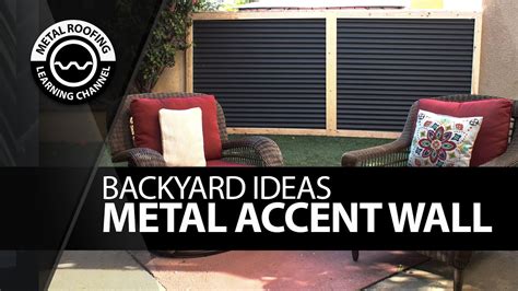 How To Build A Diy Metal Accent Wall Easy Indoor Or Outdoor Corrugated