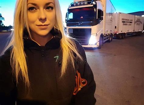 This Swedish Girl Is The Most Beautiful Female Truck Driver 6 Pics