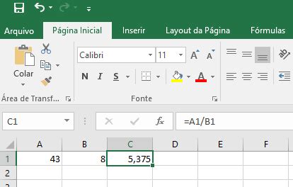 Divisão no Excel Como dividir no Excel