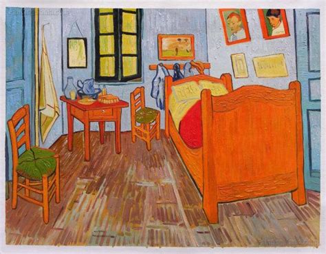Vincent S Bedroom In Arles Vincent Van Gogh Hand Painted Etsy