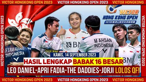 Hasil Hongkong Open 2023 Babak 16 Besar Day 3 4 Wakil Lolos