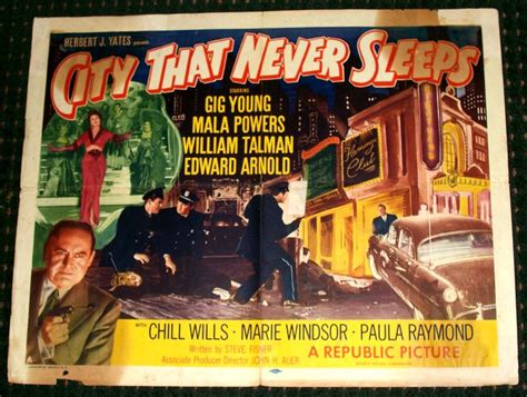 The City That Never Sleeps 1953 Republic Pictures City That Never