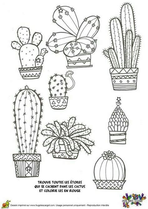 There are a number of different colors that you can use, just pick a color and click on any element of the picture to fill it. Cactus coloring page | Coloriage