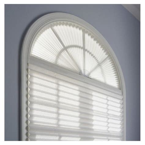 Simple Yet Elegant Window Treatments With Arch Window Blinds Arched