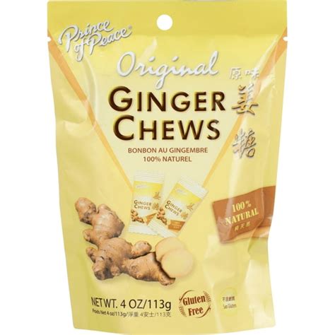 Prince Of Peace Original Ginger Chews 4 Oz Bag