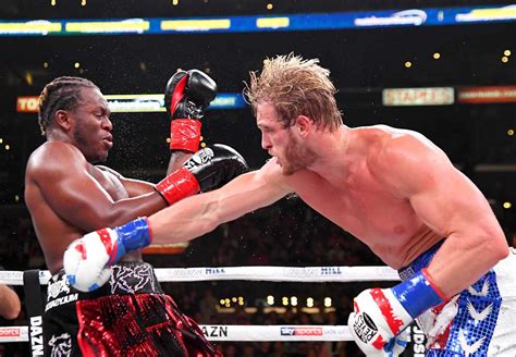 Youtube Stars Logan Paul And Ksi Compete In Boxing Match