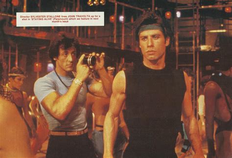 Film And Tv In Print On Twitter John Travolta With Director Sylvester