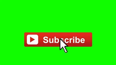 Animated Subscribe Button Overlay With Sound Effect Free