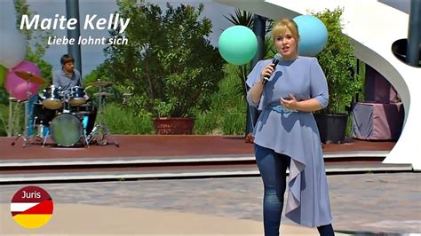 maite kelly liebe lohnt sich zdf fernsehgarten 10 05 2020 youtube