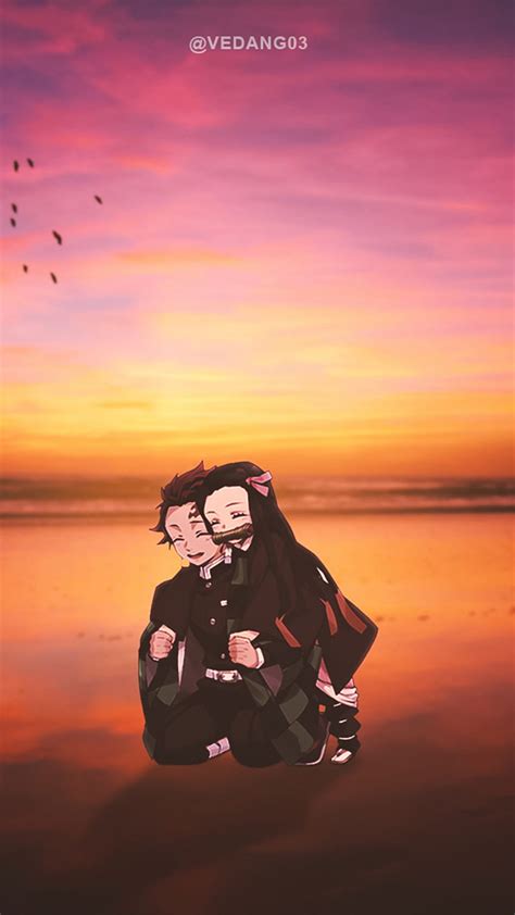 Tanjiro And Nezuko Animeedits Nezukochan Tanjiroxnezuko Demonslayer