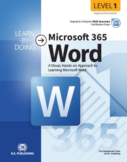 Learn By Doing Microsoft 365 Word Level 1