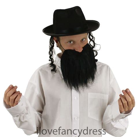 Jewish Rabbi Fancy Dress Costume Set I Love Fancy Dress