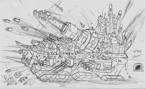 Ork Battleship By Snowfyre On Deviantart Warhammer 40k Artwork