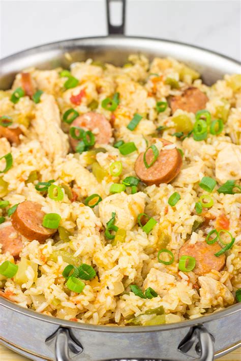 Chicken And Sausage Jambalaya Easy Flavorful Weeknight Meal