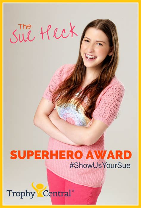 Random Acts Of Trophy Ness Introducing The Sue Heck Superhero Award