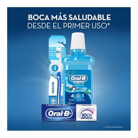 Enjuague Bucal Oral B Complete Sabor Menta Refrescante 500 Ml Walmart