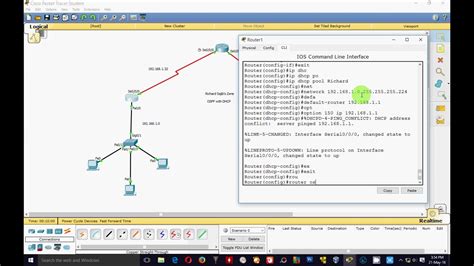 OSPF With DHCP Packet Tracer YouTube