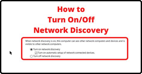 How To Turn Off Turn On Network Discovery On Windows 10 Artofit