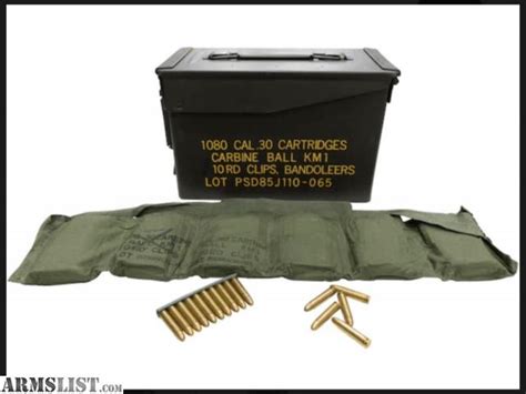 Armslist For Saletrade 30 Cal M1 Carbine Ammo