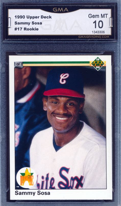 We did not find results for: 1990 Upper Deck #17 Sammy Sosa Rookie Card Graded GMA 10 | eBay
