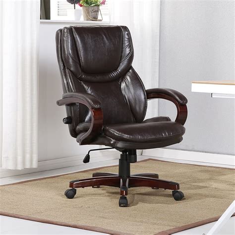 Top 8 Belleze Leather Executive Office Chair Adjustable Lumbar Home