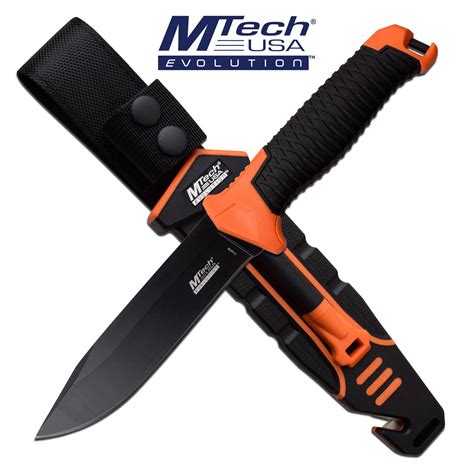 Mtech Evolution Mte Fix009m Or Fixed Blade Knife Master Cutlery Retail
