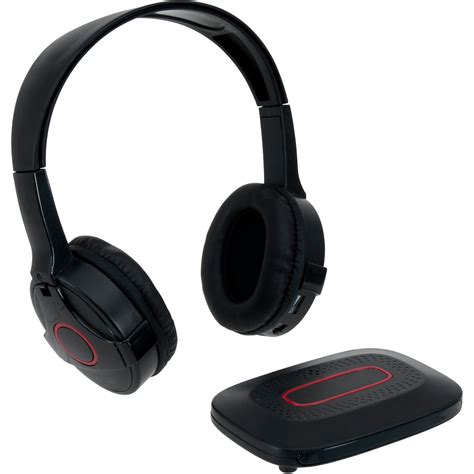 Onn Over Ear Wireless Headphones With Transmitter Mic And Built In Fm