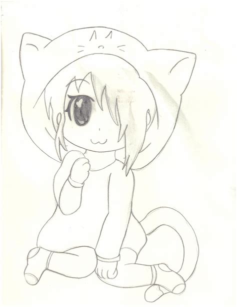Chibi Little Cat Girl By Jossyrose On Deviantart