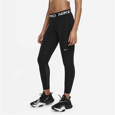 Womens Nike Pro Full Length Tights And Leggings Nike Vn