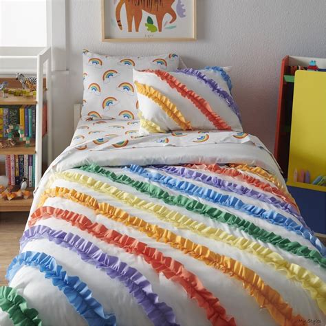 Oct 24 2019 Rainbow Ruffle Complete Bedding Set By Drew Barrymore