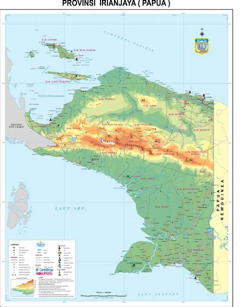 Peta Kota Peta Provinsi Papua
