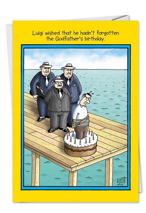 Godfather Funny Birthday Greeting Cardnobleworks